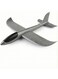 Rezzoss Large Foam Hand Throw Airplane Toy - Manual Launch Glider Plane For Kids, Lightweight EPP Outdoor Flying Aircraft Model, Break-Resistant Aerobatic Sports Toy, Birthday Party Favor Grey