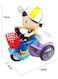 Rezzoss Electric Stunt Tricycle Toy For Kids - 360&deg; Rotating Robot Bike With LED Lights &amp; Music, Automatic Bump &amp; Go Scooter With Cute Cartoon Rider, Battery Operated Interactive Action Vehicle