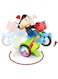 Rezzoss Electric Stunt Tricycle Toy For Kids - 360&deg; Rotating Robot Bike With LED Lights &amp; Music, Automatic Bump &amp; Go Scooter With Cute Cartoon Rider, Battery Operated Interactive Action Vehicle