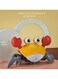 Rezzoss Crawling Cute Crab Baby Toy With Music &amp; LED Lights - Electric Induction Obstacle Avoidance Walking Pet, Interactive Tummy Time Sensory Toy For Infants 3-12 Months, Moving Electronic, Orange