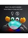 Rezzoss Crawling Cute Crab Baby Toy With Music &amp; LED Lights - Electric Induction Obstacle Avoidance Walking Pet, Interactive Tummy Time Sensory Toy For Infants 3-12 Months, Moving Electronic, Orange