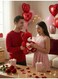 Rezzoss Red Teddy Bear 22cm Plush Toy With "Love You" Heart - Cute Stuffed Animal With Red Sequins &amp; Hanging Loop, Romantic Valentine&rsquo;s Day Gift For Girlfriend &amp; Wife, Marriage Anniversary Fluffy