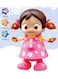 Rezzoss Interactive Musical Dancing Doll Toy For Kids - Singing &amp; Walking Girl Robot With Flashing LED Lights &amp; Bump And Go Action, Early Educational Sensory Toy, Best Birthday, Ramadan