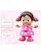 Rezzoss Interactive Musical Dancing Doll Toy For Kids - Singing &amp; Walking Girl Robot With Flashing LED Lights &amp; Bump And Go Action, Early Educational Sensory Toy, Best Birthday, Ramadan