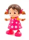 Rezzoss Interactive Musical Dancing Doll Toy For Kids - Singing &amp; Walking Girl Robot With Flashing LED Lights &amp; Bump And Go Action, Early Educational Sensory Toy, Best Birthday, Ramadan