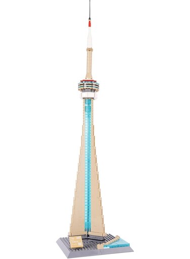 Rezzoss CN Tower World Landmark Building Set Blocks Bricks Architecture Building Kit, Office Home D&eacute;cor, STEM puzzle Toy For Adults (424 Pcs)