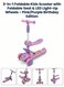 Rezzoss Kids Scooter With Music &amp; LED Lights Premium - 3 Wheel Kick Scooter For Toddlers &amp; Children 3 Years+, Adjustable Height T-Bar With Soft Sponge Handles, Stable Wide Deck Glider, Pink