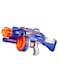 Rezzoss Electric Soft Bullet Blaster Toy Gun For Kids - Automatic Foam Dart Machine Gun With Rotating Drum Magazine, Includes 40 Pcs Safe EVA Darts, Blue Sci-Fi Shooting Rifle, Outdoor Battle Game