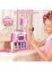 Rezzoss Kids Nail Art Kit With Electric Dryer - Girls Nail Salon Studio Station, 4 Non-Toxic Peel-Off Nail Polishes, Glitter, Gems &amp; Stickers, DIY Manicure Pedicure Toy Set, Best Birthday Christmas
