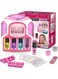 Rezzoss Kids Nail Art Kit With Electric Dryer - Girls Nail Salon Studio Station, 4 Non-Toxic Peel-Off Nail Polishes, Glitter, Gems &amp; Stickers, DIY Manicure Pedicure Toy Set, Best Birthday Christmas