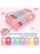 Rezzoss Baby Piano Xylophone Toy For Kids - Musical Learning Instrument For Toddlers With Lights &amp; Sounds, Educational Keyboard Toy With Colorful Metal Keys, Early Development Music Toy