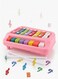 Rezzoss Baby Piano Xylophone Toy For Kids - Musical Learning Instrument For Toddlers With Lights &amp; Sounds, Educational Keyboard Toy With Colorful Metal Keys, Early Development Music Toy