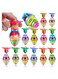 Rezzoss 12Pcs Flashing Gyro Spinner, LED Light Up Flashing Spinning Tops With Gyroscope, Motion Colorful Spinning Tops For Kids, Novelty Goodie Bag Fillers Gifts Stuffers For Birthday Party Favors
