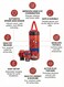 Rezzoss Punching Bag Spiderman Kids Boxing Set - Hanging Punching Bag With Matching Gloves, Superhero Training Sports Toy For Boys 3+, Heavy Duty Sandbag For Indoor Outdoor Fitness, Stress Relief