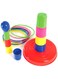 Rezzoss Stacking Cups, Kids Ring Toss Cast Circle Sets Game, Stack Up Nesting Tower Colorful Toy Early Game Gifts, 8 Layer Rainbow Building Cup And 8 Rainbow Circles