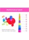 Rezzoss Stacking Cups, Kids Ring Toss Cast Circle Sets Game, Stack Up Nesting Tower Colorful Toy Early Game Gifts, 8 Layer Rainbow Building Cup And 8 Rainbow Circles
