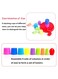Rezzoss Stacking Cups, Kids Ring Toss Cast Circle Sets Game, Stack Up Nesting Tower Colorful Toy Early Game Gifts, 8 Layer Rainbow Building Cup And 8 Rainbow Circles