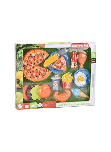 مجموعة ريزوس للعب التخيلي بالطعام، 34 قطعة، ألعاب تقطيع المطبخ، فواكه وخضراوات بلاستيكية خالية من مادة BPA للأطفال مع سلة واقعية وسكين ولوح تقطيع، أفضل مجموعة ألعاب تعليمية للأطفال