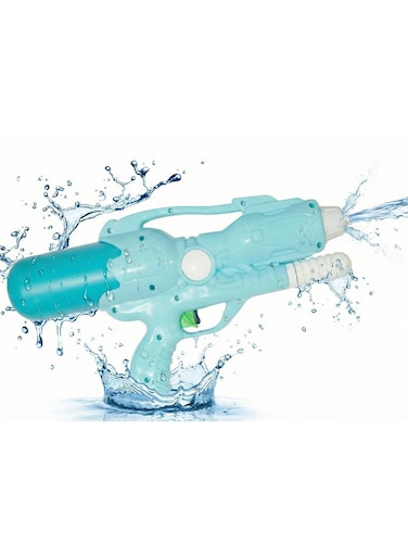 مسدس مائي يدوي عالي الضغط من ريزوس للأطفال والكبار - مسدس رش متواصل، لا يحتاج إلى بطاريات، يعمل بمضخة يدوية، مثالي لحفلات المسبح الصيفية والشواطئ واللعب بالماء في الهواء الطلق، لون أزرق مخضر