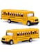 Rezzoss Kids School Bus Toy Set - 2Pcs Yellow School Bus Die-Cast Style Vehicles, Durable Push &amp; Go School Bus Toy Set For Boys &amp; Girls, Educational Pretend-Play Vehicles For Kids, Birthday Gift Car