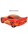 Rezzoss Kids Disney Cars McQueen Pull Back Metal Car Toy - Lightning McQueen Die-Cast Vehicle With Rubber Tires, Light &amp; Music, Pull-Back Racing Car For Kids, Metal Body Cartoon Car Toy For Boys