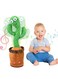 Rezzoss Funny Talking Cactus Toy For Kids - Rechargeable Dancing &amp; Voice Repeating Toy With Music, LED Lights &amp; Mimic Talk Function, Interactive Baby Learning Toy, Singing Cactus Gift For Boys