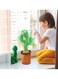 Rezzoss Funny Talking Cactus Toy For Kids - Rechargeable Dancing &amp; Voice Repeating Toy With Music, LED Lights &amp; Mimic Talk Function, Interactive Baby Learning Toy, Singing Cactus Gift For Boys