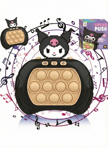 لعبة ريزوس كورومي السريعة لفرقعة الفقاعات - لعبة إلكترونية مضيئة حسية للأطفال، وحدة تحكم تفاعلية محمولة باليد لتنمية الذاكرة وردود الفعل للأولاد والبنات، تحدي فرقعة الفقاعات السريع