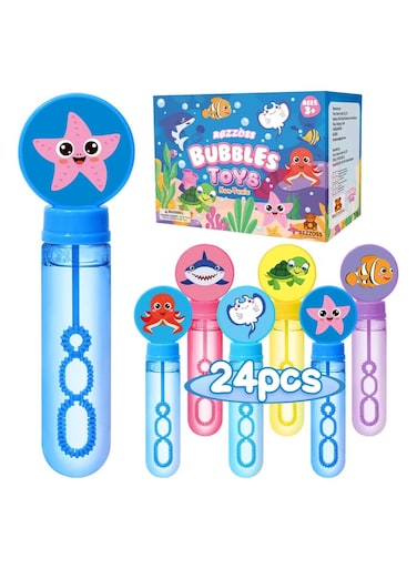 مجموعة ريزوس المكونة من 24 قطعة من عصي فقاعات تحت الماء للأطفال الصغار، هدايا حفلات الفقاعات، فقاعات صغيرة، كمية كبيرة، هدايا عيد الحب، عيد الفصح، حفلات الزفاف، أعياد الميلاد