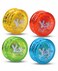Rezzoss 4-Pack Light Up Yoyo For Kids &amp; Beginners - LED Flashing Responsive Yoyos, Transparent Colorful Glow In Dark Return Ball, Party Favors, Red Blue Green Yellow