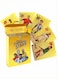 Rezzoss 55 Pcs Gold Foil World Football Stars Soccer Cards - Lionel Messi, Cristiano Ronaldo &amp; Neymar Trading Card Deck, Golden TCG Collectible Set For Kids, National Team Players Battle Game