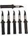 Rezzoss 6 Pcs Retractable Fake Knife Toy - Magic Trick Plastic Dagger With Vanishing Blade, Funny Prank Gag Gift For Halloween, April Fools &amp; Costume Parties, Safe Simulation Weapon Prop For Kids