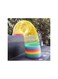 Rezzoss Giant Magic Rainbow Spring Slinky Toy - Colorful Plastic Coil For Kids, Classic Retro Rainbow Magic Spring Toy, Stress Relief Fidget Toy For Boys &amp; Girls, Stretchable Sensory Toy For Play