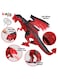 Rezzoss Remote Control Dinosaur With Wings Toy For Kids Boys &amp; Girls - Kiddie Play Programmable Walking Velociraptor Robot, Realistic Roaring RC Dino With LED Lights, Educational Electronic Pet, Red