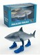 Rezzoss Tralalero Tralala Shark Toy - Funny 3D Printed Shark In Blue Sneakers Figure, Tung Tung Sahur Viral Meme Collectible Animal Toy, Weird Desk Decor &amp; Prank Gift For Kids Teens Ramadan Eid