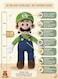 Rezzoss Plush Toy Super Mario Bros Plush Toy Set 50cm - Mario &amp; Luigi Twin Brothers Combo Pack, Large Soft Stuffed Animal Dolls, Nintendo Characters Red &amp; Green Figures Super Mario Bros