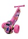 Rezzoss Smart Kick Scooter For Kids Of 3 To 14 Years Age, LED Magic Wheels With Fold-able &amp; Height Adjustable Handle For Baby Boys And Girls With Foot Brakes (Pink)