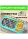 Rezzoss Baby Musical Steering Wheel Toy, Toddler Simulated Racing Car Game With Sound, Pretend Play Sensory Toys For Boys Girls Birthday Gift (Green)