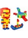 Rezzoss Plastic Building Blocks Puzzle Toy 140 Pcs - Kids Construction Block Set For Boys &amp; Girls, Interlocking Plastic Bricks For Creative Building, STEM Learning, Montessori Play, Early Education