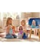 Rezzoss Princess Dolls Set For Girls 5 Pcs Pack - 21cm Mini Toddler Dolls With Real 3D Eyes &amp; Silky Hair, Posable Fashion Figures With Removable Tiaras &amp; Shimmering Gowns, Frozen Elsa Anna Style Toy