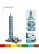 Rezzoss Building Blocks Taipei 101 Tower Model Building Architecture Collectible Toy Set For Adults &amp; Kids
