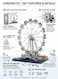 Rezzoss London Eye Architecture Building Blocks Set - 1528 Pcs STEM Construction Toy, Highly Detailed World Landmark Ferris Wheel Model For School Projects, Educational Birthday Eid Ramadan Gift