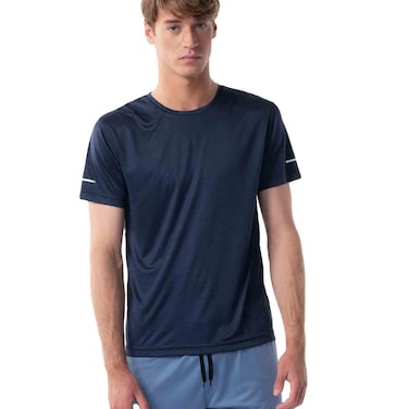 Tex Men Regular Fit Essential T-Shirt,  Navy