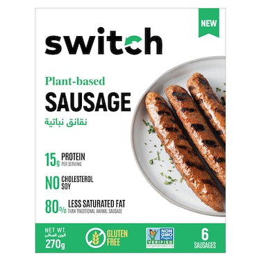 Switch Plant-Based Sausage, 270g