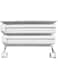 Dubai Gallery 3-Layer Paper Dispenser White