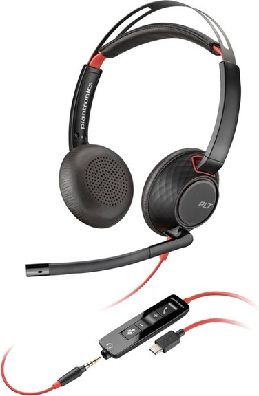 POLY BLACKWIRE 5220 USB-C HS +3.5MMP +USB-C/A