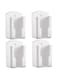 Joyzzz Remote Control Holder Wall Mount, 4PCS Self-Adhesive Wall Storage Box, Simple No-Drilling Table Phone Holder, TV Remote Organizer Caddy Box for Home Desk School Supplies Storage