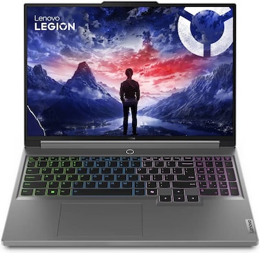 Lenovo Legion 5 16IRX9, Intel Core i7-14650HX, 16GB RAM, 1TB SSD, NVIDIA GeForce RTX 4050 6GB GDDR6, 16-inch WQXGA, DOS OS, Luna Grey, 4-Zone RGB Backlit English/Arabic Keyboard- 83DG0058AX