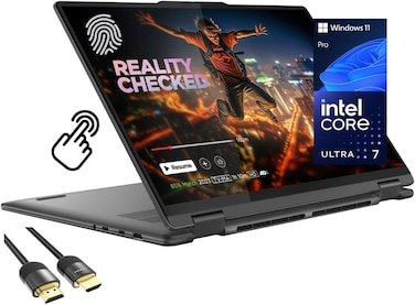 Lenovo Yoga 7i 2-in-1 Laptop, 16" 2K Touchscreen Display, Core Ultra 7 155U (Up to 4.80 GHz), 16GB DDR5, 1TB PCIe SSD, Wi-Fi 6E, Backlit KB, FP Reader, TB 4, Webcam, Keypad, PDG HDMI, Win 11 Pro
