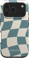 Mobcos iPhone 17 Pro Checkmate Mood Premium Case Compatible with Hybrid Dual-Layer Hard Shell + Silicone Protection - Scratch-Resistant Shockproof Mobile Cover